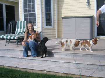 Me and Casey at a friend's house.